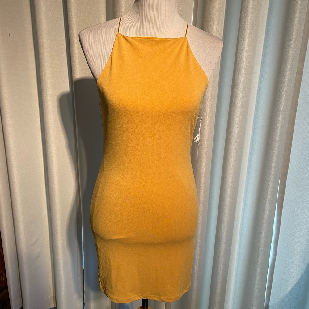 Forever 21 gold dress. NWT